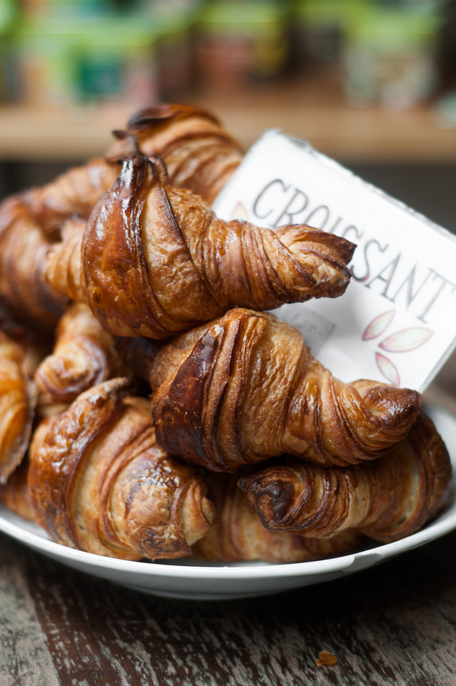 Fresh croissants at Gebroeders Niemeijer